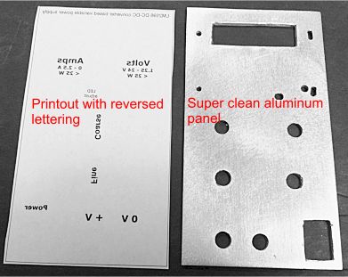 Transfer the Print to the Panel